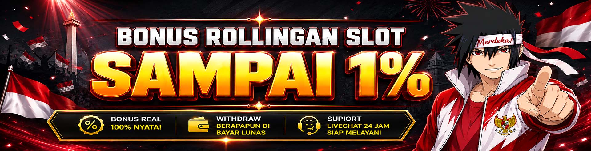 Bonus Slot 1%